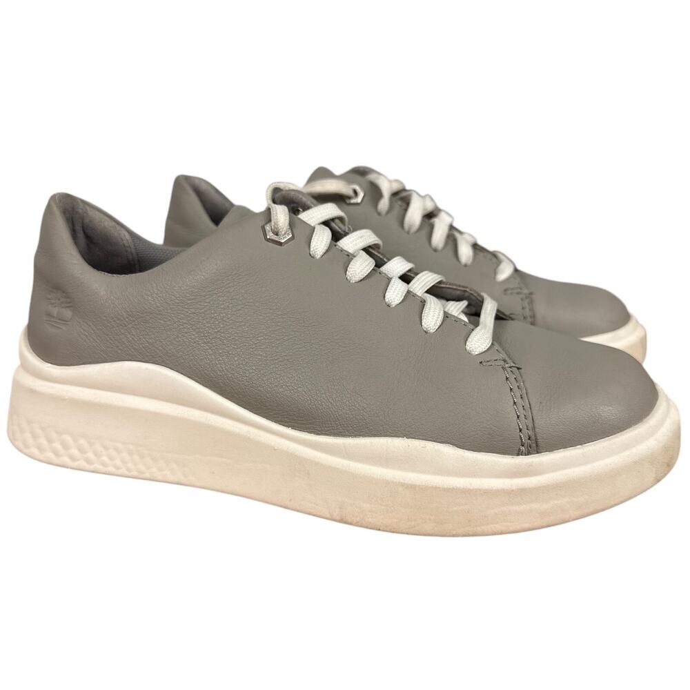 Timberland Greenstride Nite Flex Ek+ Trainers Gray Leather Sneakers Shoes sz 6